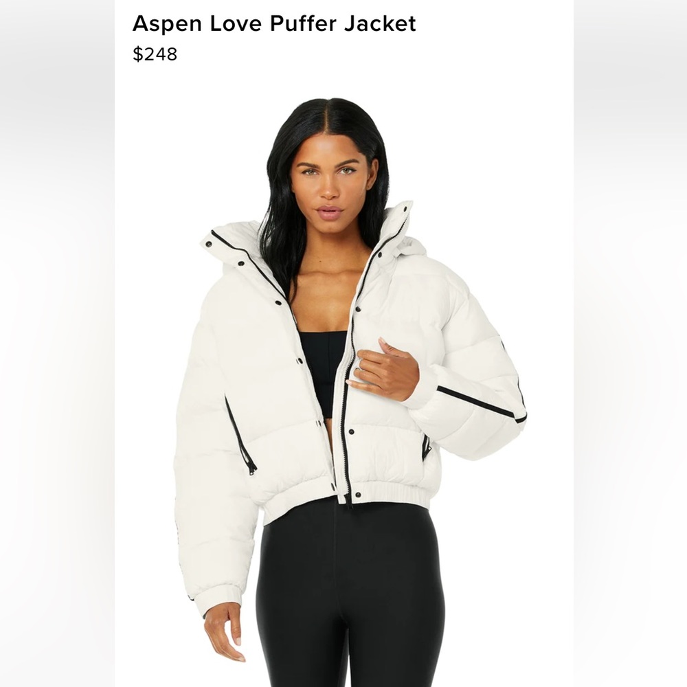 Alo yoga aspen love puffer jacket